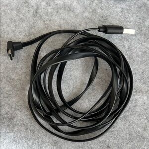 Black USB to USB-C Charging Cable. 6 feet